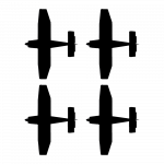 Bovenaanzicht van de Carré Formation