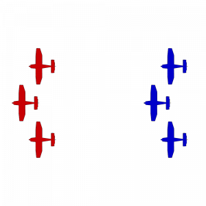 Red Section en Blue Section starten achter elkaar